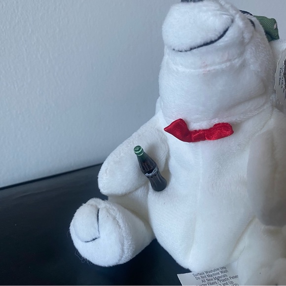 NWT 1997 Coca Cola Polar Bear 6" Tall Stuff Animal
Character Bean Bag Plush - Picture 4 of 9